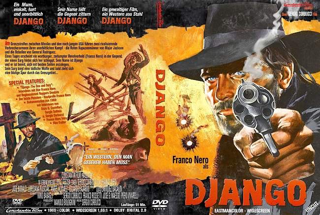 Django Franco Nero german dvd cover