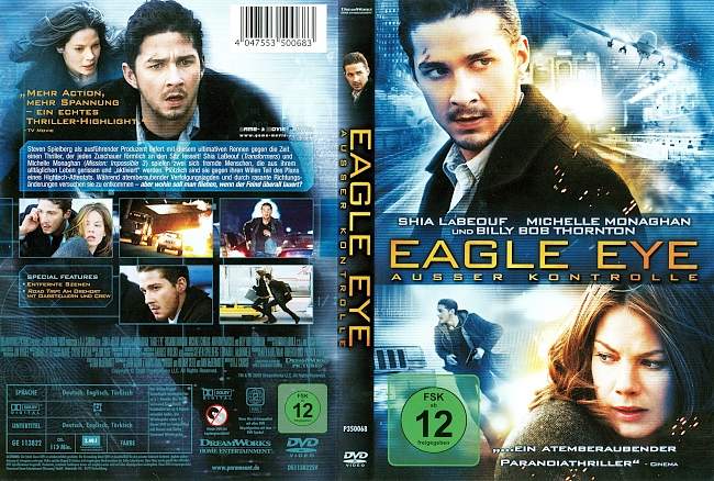 Eagle Eye Ausser Kontrolle german dvd cover