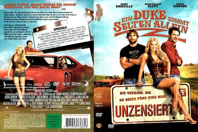Ein Duke kommt selten allein dvd cover german