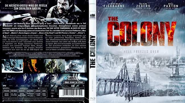 The Colony Hell Freezes Over Bill Paxton Laurence Fishburne german blu ray cover