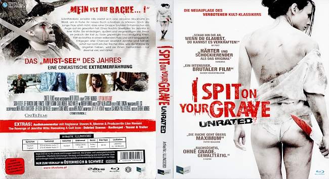 I Spit on your Grave 1 Unrated german blu ray cover