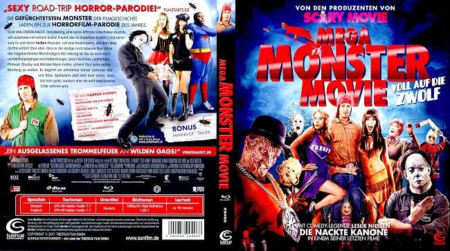 Mega Monster Movie german blu ray cover