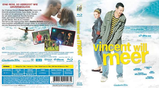 Vincent will Meer german blu ray cover
