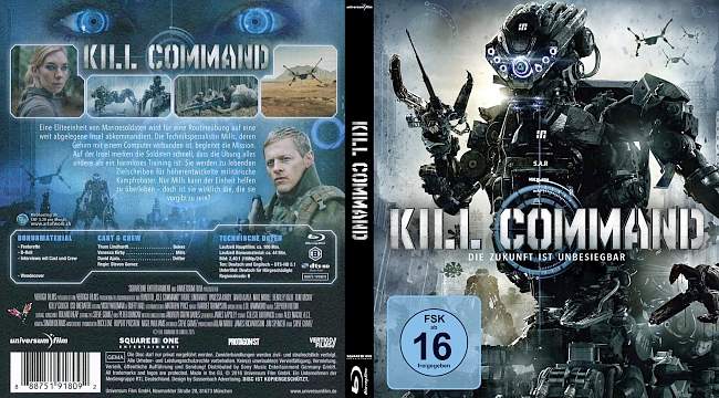 Kill Command Die Zukunft ist unbesiegbar german blu ray cover