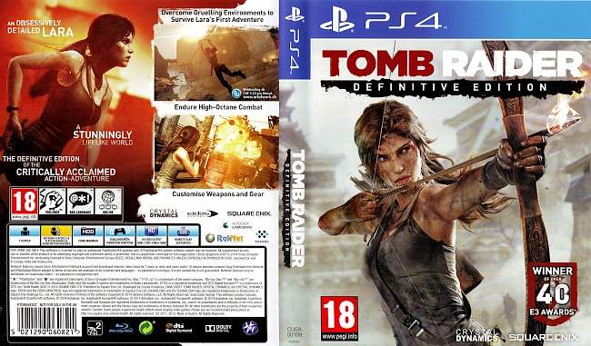 Tomb Raider Definitive Edition german ps4 cover