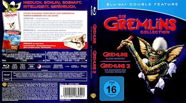 Gremlins Collection german blu ray cover