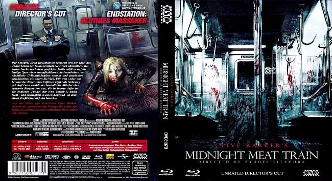 Midnight Meat Train Bradley Cooper Clive Barker Leslie Bibb german blu ray cover