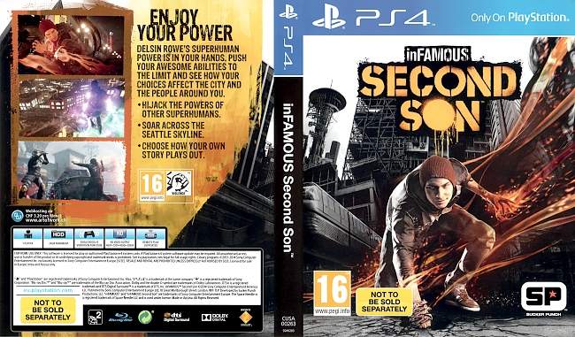 InFamous Second Son german ps4 cover