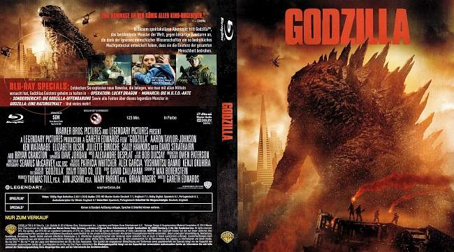 Godzilla german blu ray cover
