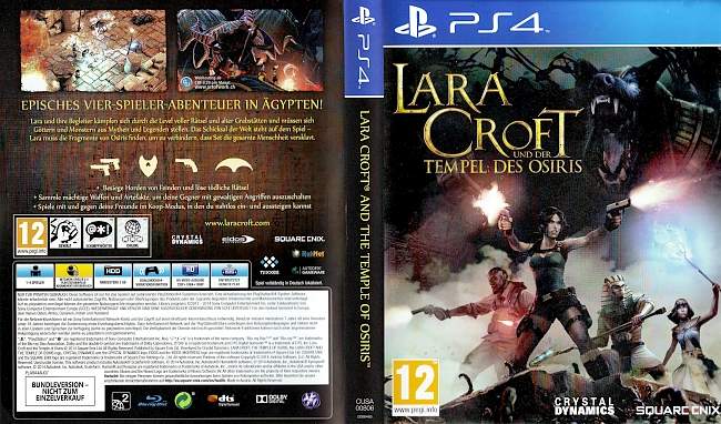Lara Croft und der Tempel des Osiris german ps4 cover