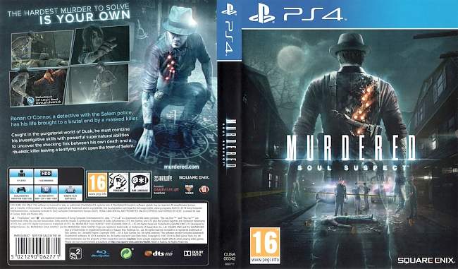 Murdered Soul Suspect german ps4 cover
