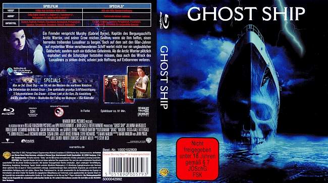 Ghost Ship german blu ray cover