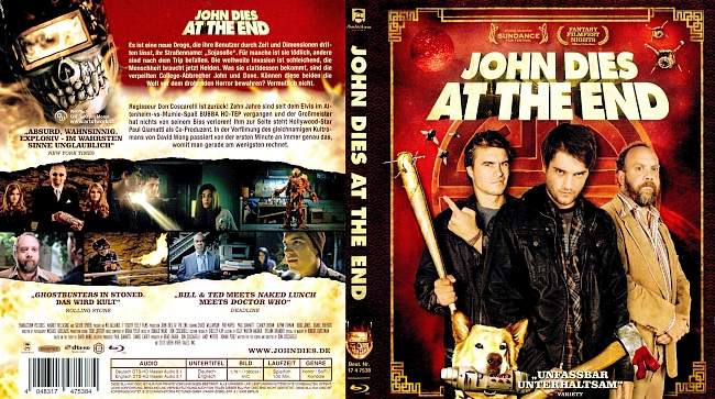 John Dies at the End german blu ray cover