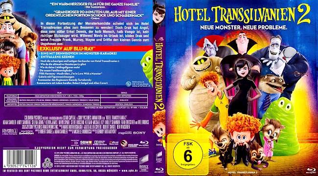 Hotel Transsilvanien 2 Neue Monster Neue Probleme german blu ray cover