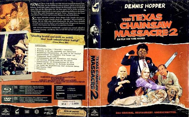 The Texas Chainsaw Massacre 2 german blu ray cover