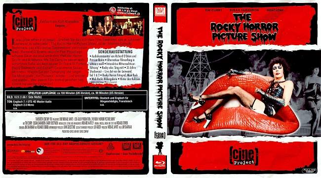 The Rocky Horror Picture Show Jim Sharman german blu ray cover