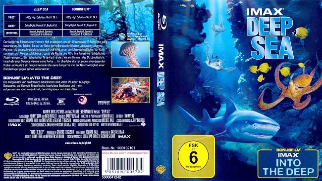 IMAX Deep Sea german blu ray cover