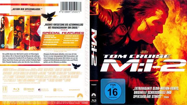 Mission Impossible 2 John Woo Hans Zimmer german blu ray cover