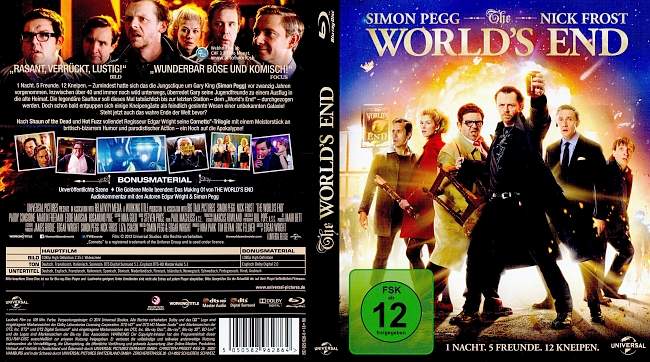The Worlds End german blu ray cover