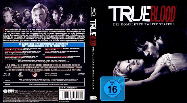 True Blood Staffel 2 S02 Season 02 german blu ray cover