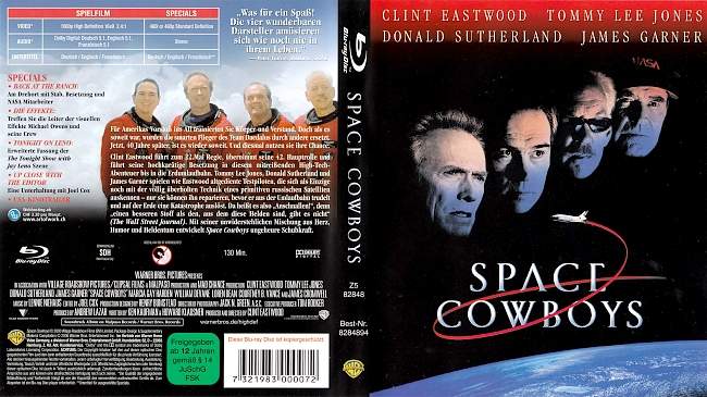 Space Cowboys german blu ray cover