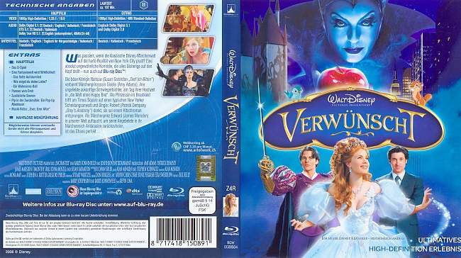 Verwuenscht Disney german blu ray cover