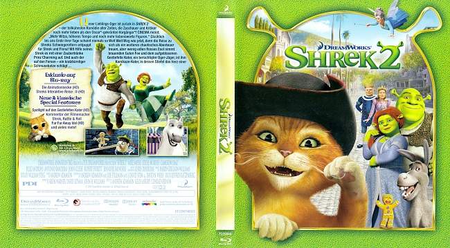 Shrek 2 Harry Gregson Williams german blu ray cover
