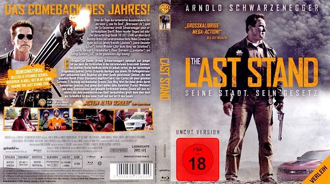 The Last Stand Arnold Schwarzenegger Kim Jee Woon german blu ray cover