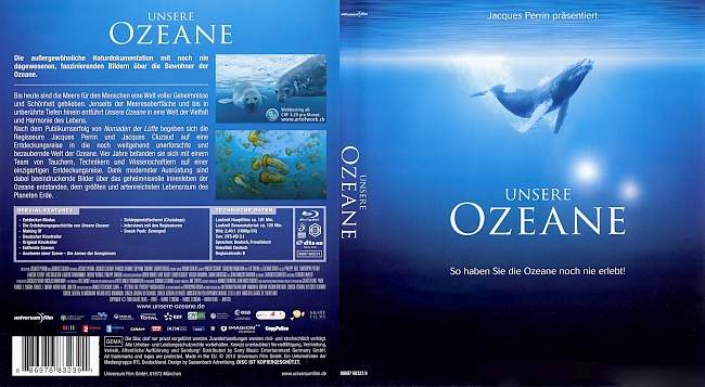 Unsere Ozeane german blu ray cover