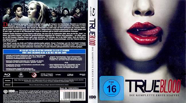 True Blood Staffel 1 S01 Season 01 german blu ray cover
