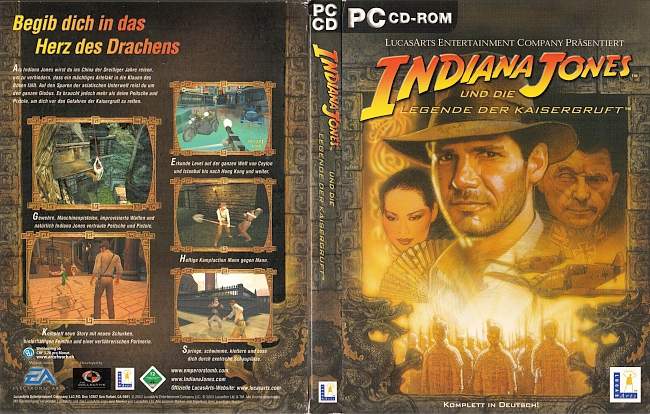 Indiana Jones und die Legende der Kaisergruft pc cover german