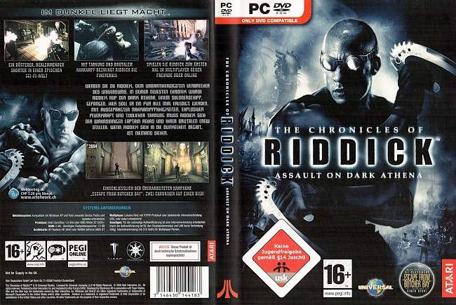 The Chronicles of Riddick Assault on Dark Athena pc cover german