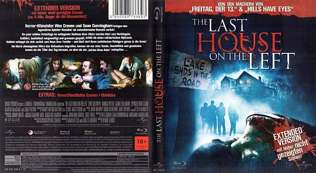 The Last House on the Left blu ray cover german