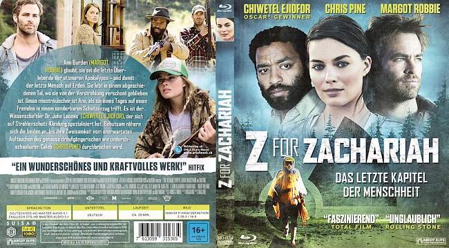 Z for Zachariah blu ray cover german