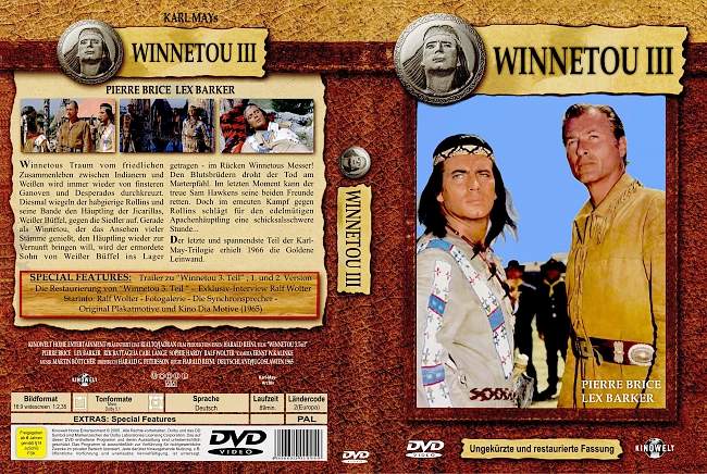 Winnetou 3 german dvd cover