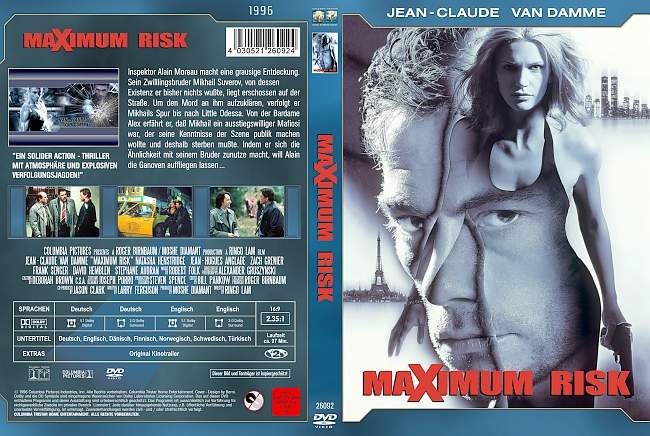 Maximum Risk german dvd cover