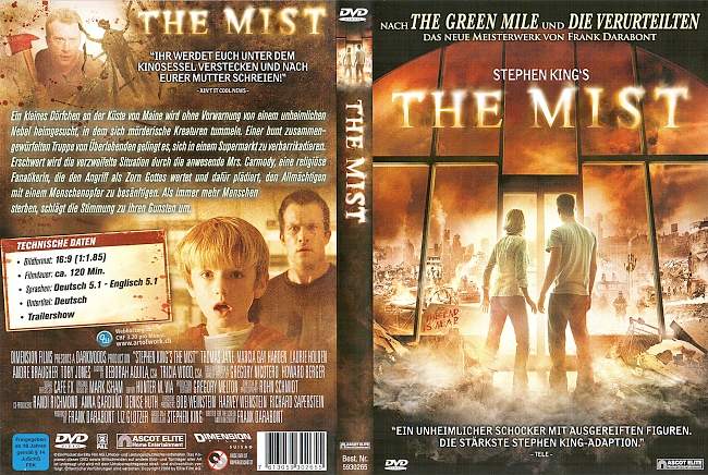 Stephen Kings The Mist Thomas Jane german dvd cover