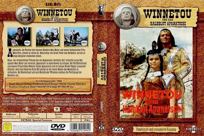 Winnetou und das Halbblut Apanatschi german dvd cover