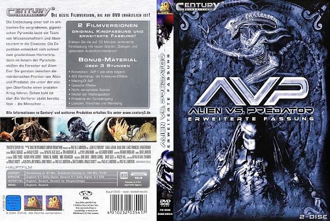 Alien vs Predator_2 german dvd cover