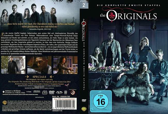The Originals Staffel 2 german dvd cover