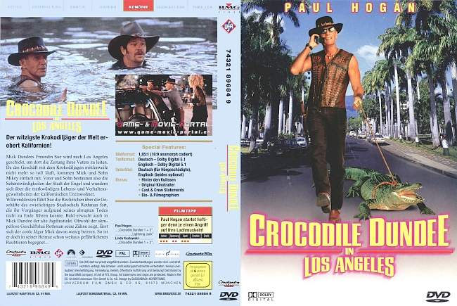 Crocodile Dundee in LA german dvd cover