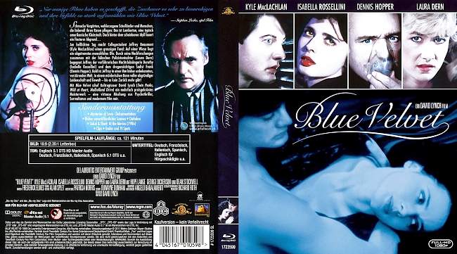 Blue Velvet german blu ray cover