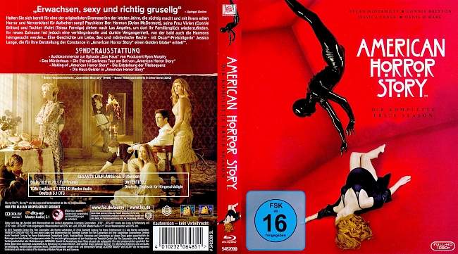 American Horror Story Season 1 german blu ray cover