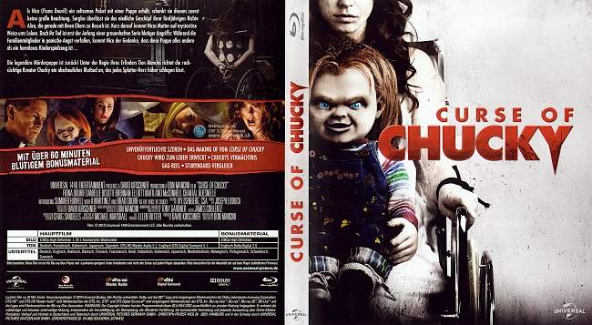 Curse of Chucky german blu ray cover