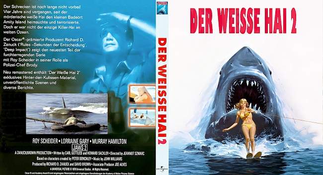 Der weisse Hai 2 german blu ray cover