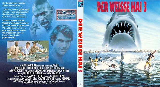 Der weisse Hai 3 german blu ray cover