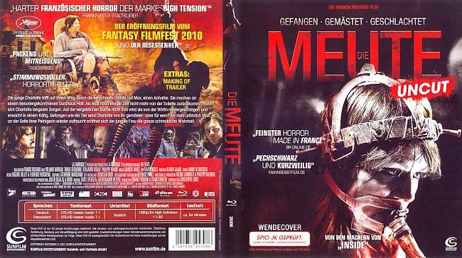 Die Meute german blu ray cover