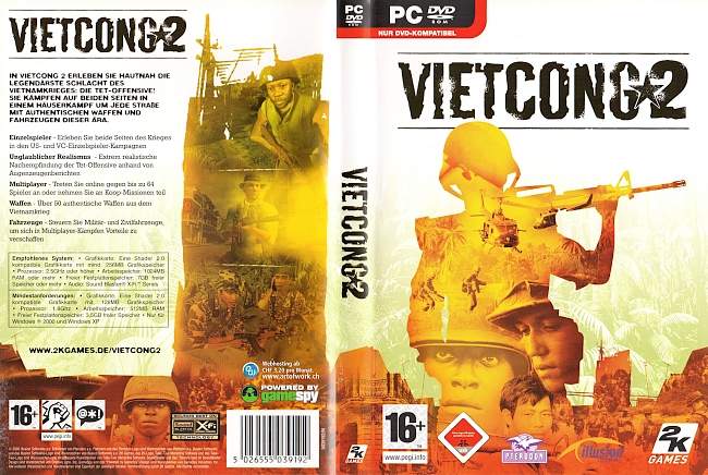 Vietcong 2 pc cover german