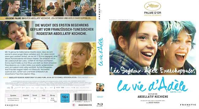 La vie d Adele german blu ray cover