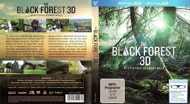 The Black Forest 3D Mystischer Schwarzwald german blu ray cover